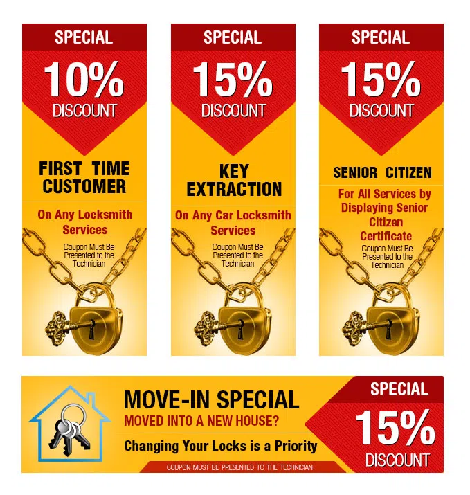 Pompano Beach Locksmith Store Pompano Beach, FL 954-281-3213 - coupon-1-set-four